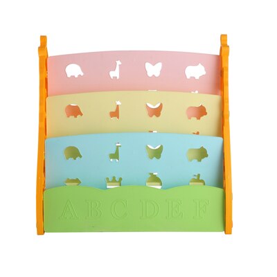 Tanie mebelki dziecięce plastikowe regał na książki/przedszkole meble szkolne/regał/bookrack: Pomarańczowy