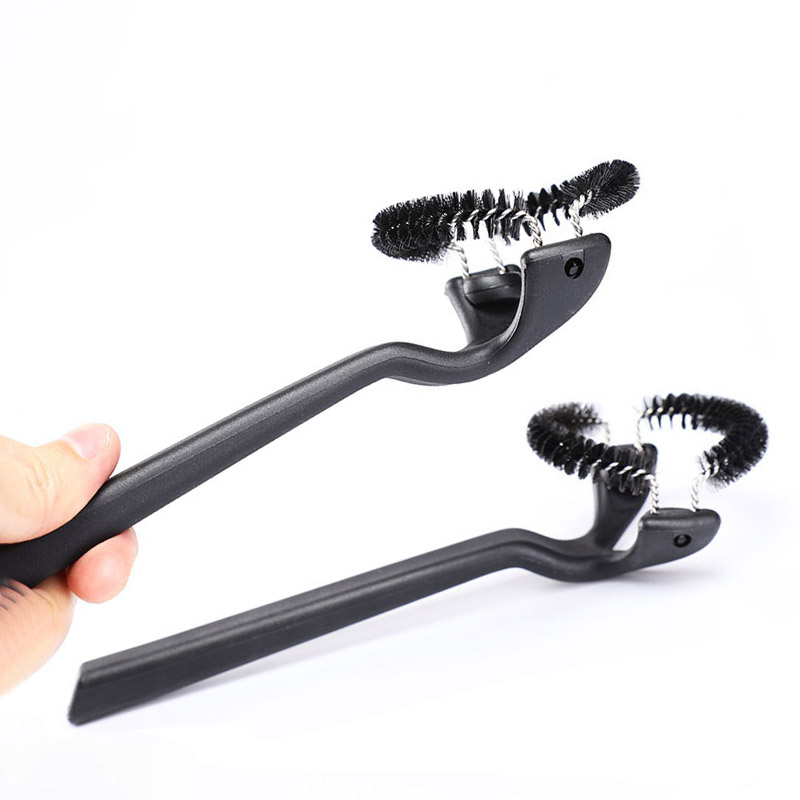 Removable Coffee Machine Cleaning Brush Coffee Maker Espresso Machine Cleaner Replaceable Head Barista Grinder Cleaning Tool
