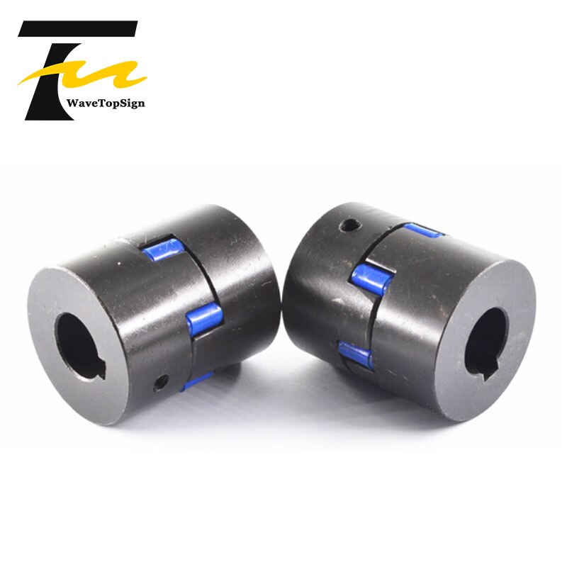 WaveTopSign L-type Three-jaw with Keyway Coupling Plum Coupling Servo Motor Coupling Star Coupling High Torque