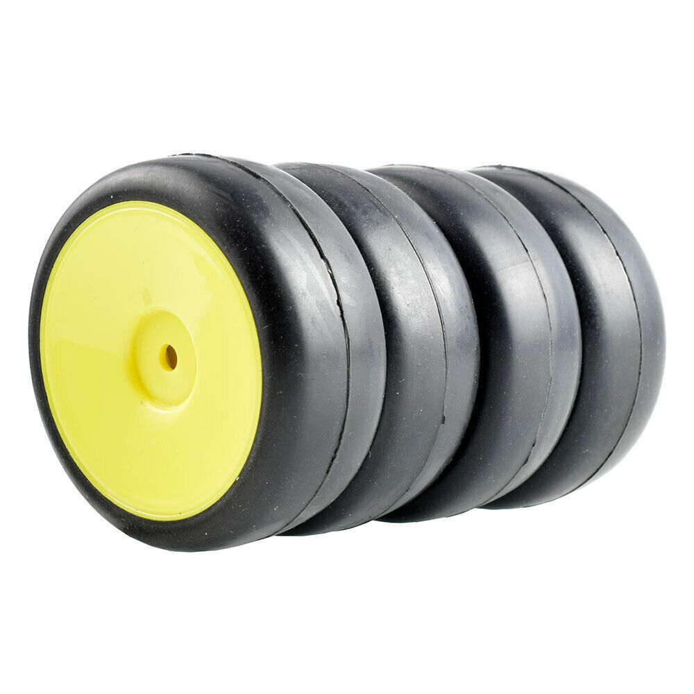 RC 9071-6018 neumáticos de carreras y juegos de ruedas para HSP HPI 1/10 1/10 para turismo: Yellow Wheel