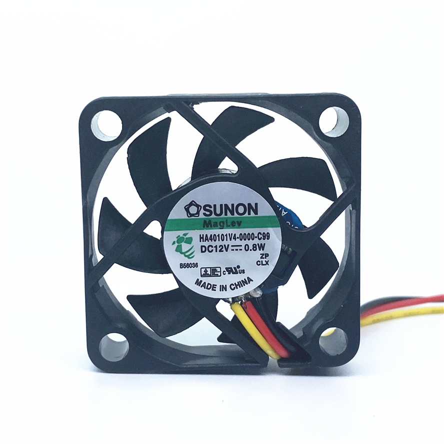 SUNON Maglev 4010 40mm 40x40x10mm ventilador de refrigeración 4CM HA40101V4-0000-c99 DC12V 0,8 W para impresora 3D ventilador de Chip North Bridge 3 pines