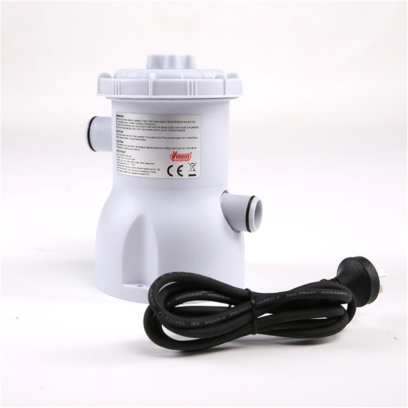 Electric Swimming Pool Filter Pump Clean Above Ground Pools Pool Pump Paddling Pool Pump Water Cleaning Tools 220V-240V UK Plug