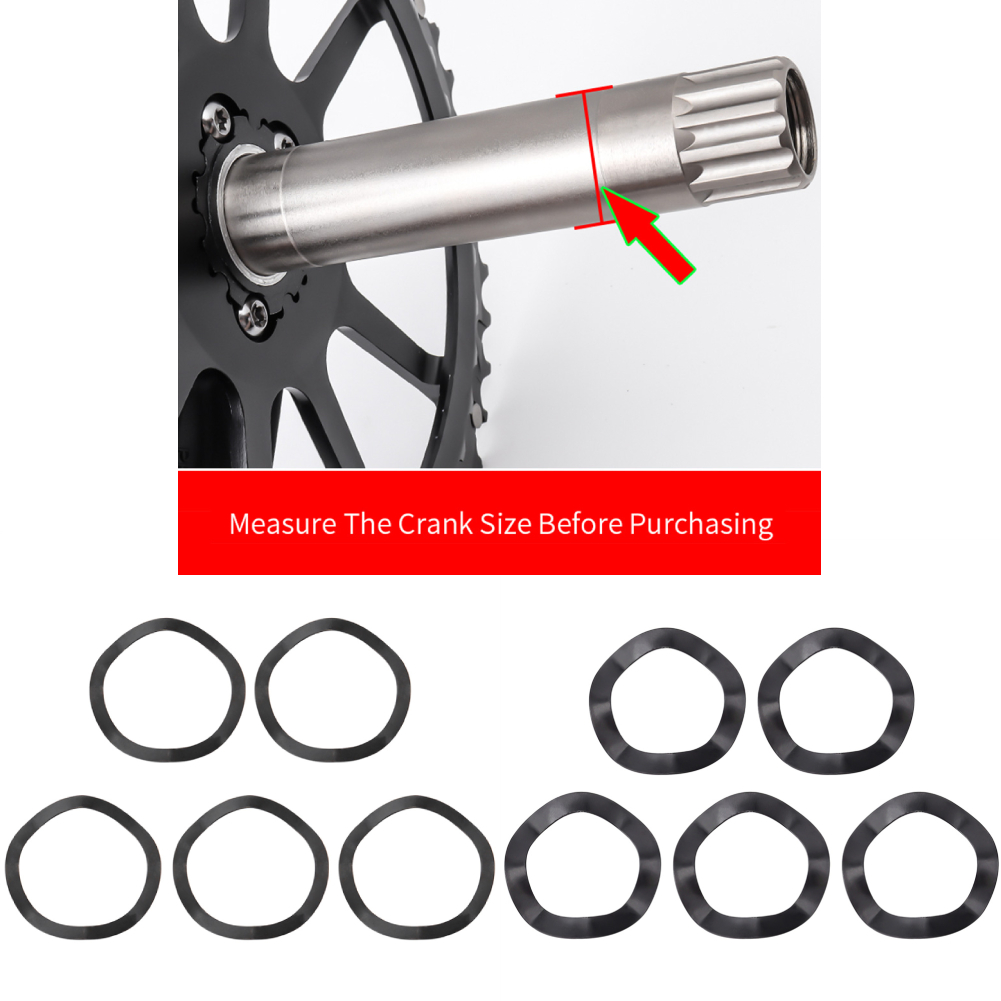 5PCS Bike BB30 PF30 BB386 Bottom Bracket Adjust Washers MTB Road Bicycle Crankset Washer 24mm 30mm BB Crank Spacer