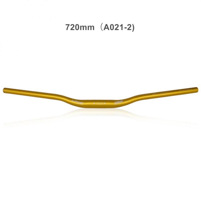MTB Handlebar Aluminum Alloy Bicycle Swallow Handle 31.8*780mm/720mm Matt Black Bike Handlebars Matte Mountain Bike Accessories: 720mm Golden