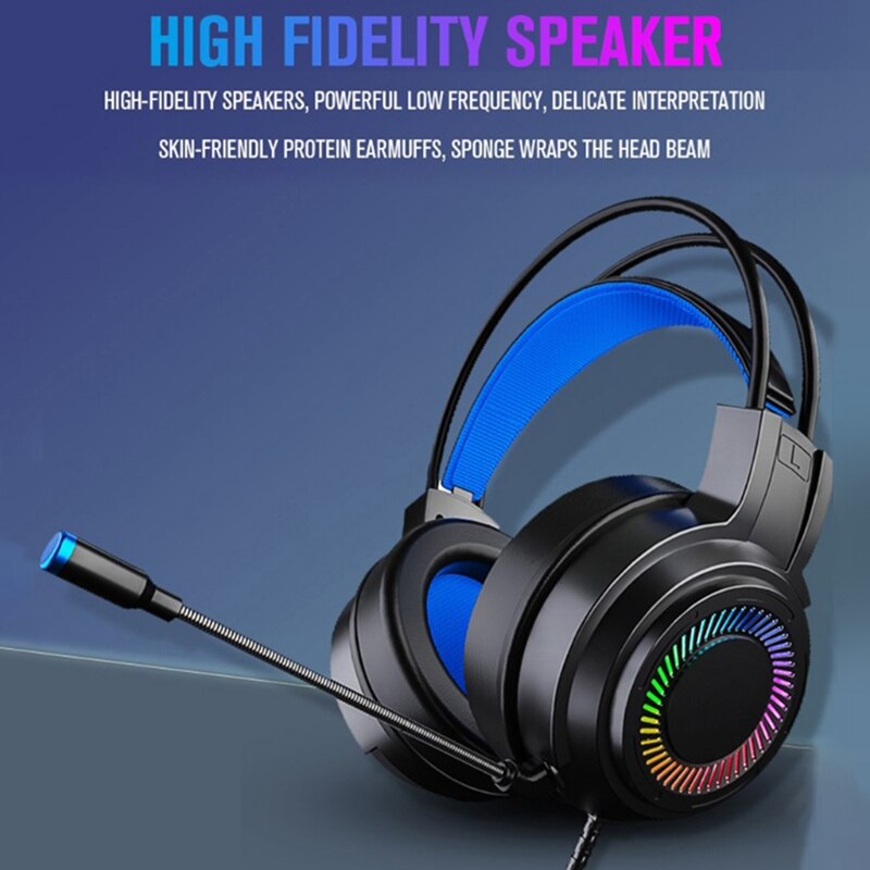 4 in 1 Keyboards Gaming Mouse &amp; RGB Headphones Wired Mechanical Keyboard Mouse Headset Kit for Laptop Computer