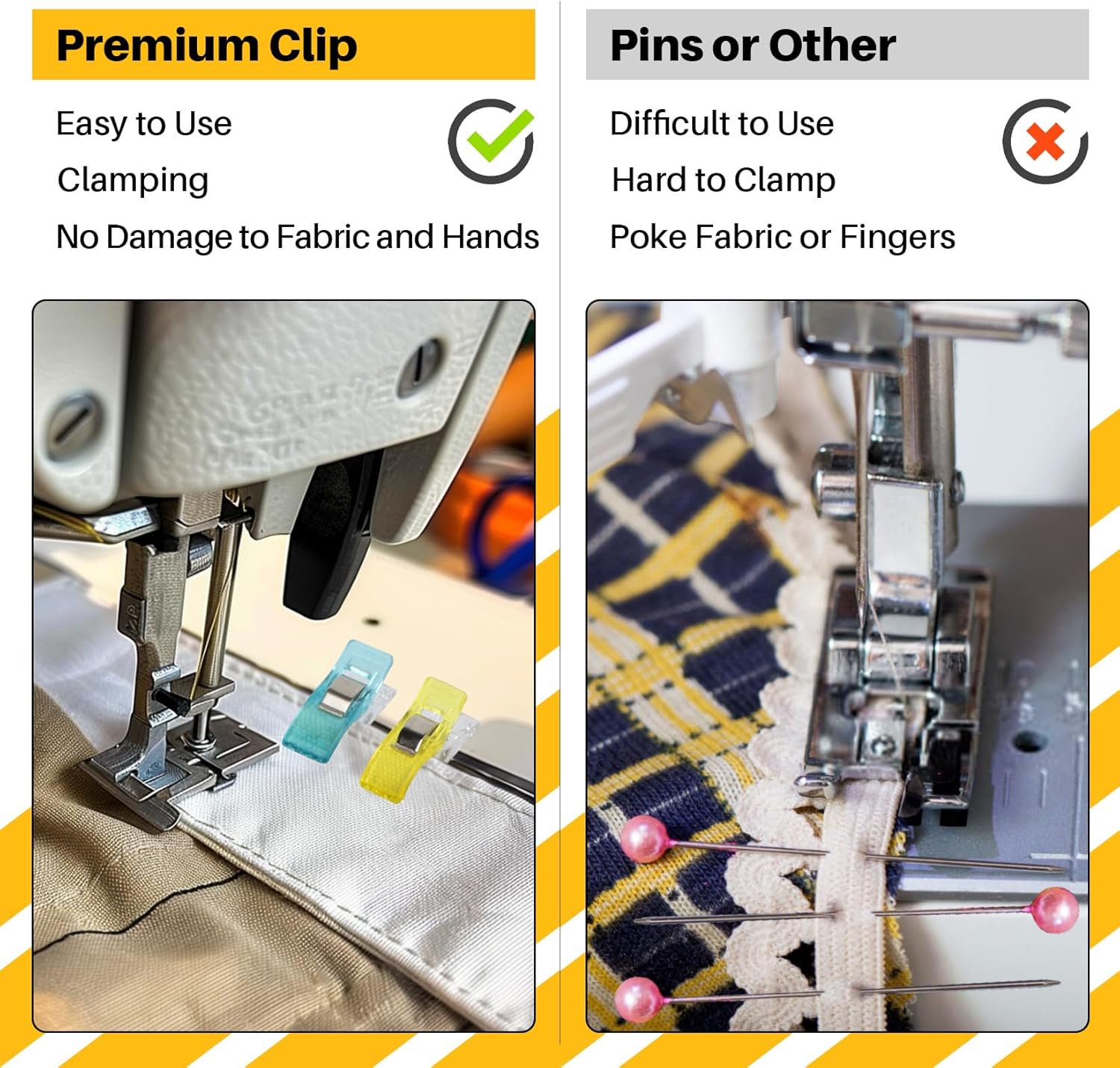 Clips de costura multiusos Clips coloridos plástico DIY almacenamiento posicionamiento Patchwork herramientas para acolchar Clips de seguridad surtidos