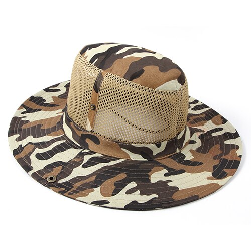 Unisex kvinder herre sommer afslappet trendy strandkapper panama jazz net hat foldbar solhat cowboy fedora print solhat cap: 04