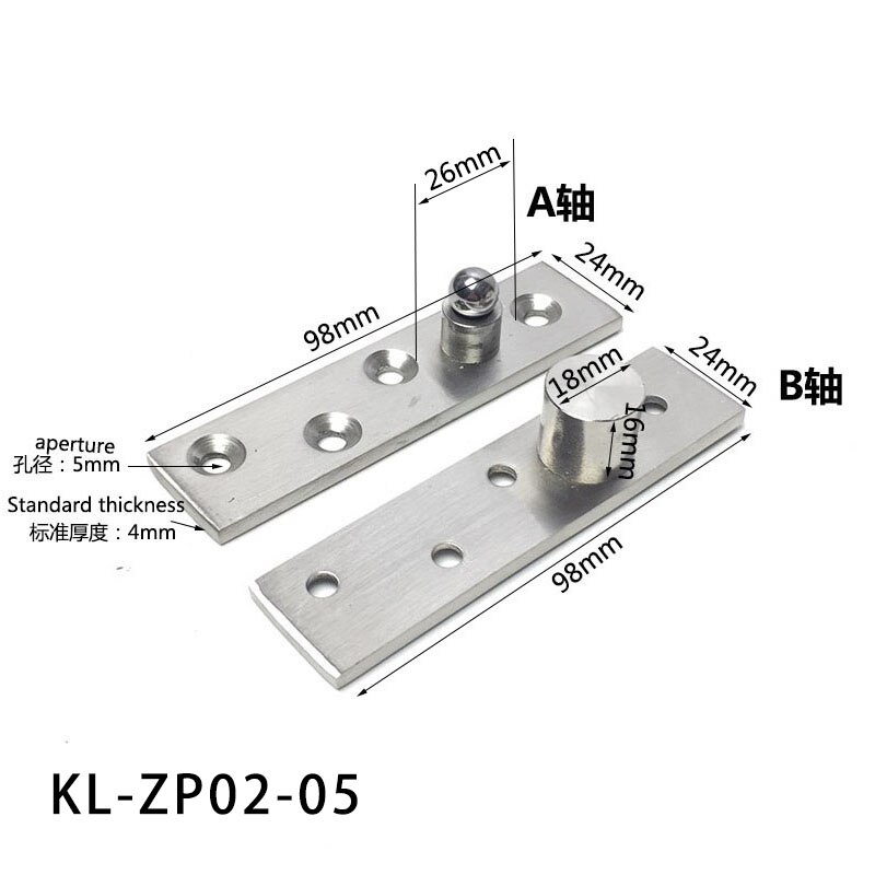 Stainless Steel Doors Hinges Under 360 Degree Rotating Shaft Rotation Positioning Concealed Cabinet Hinge Fitting