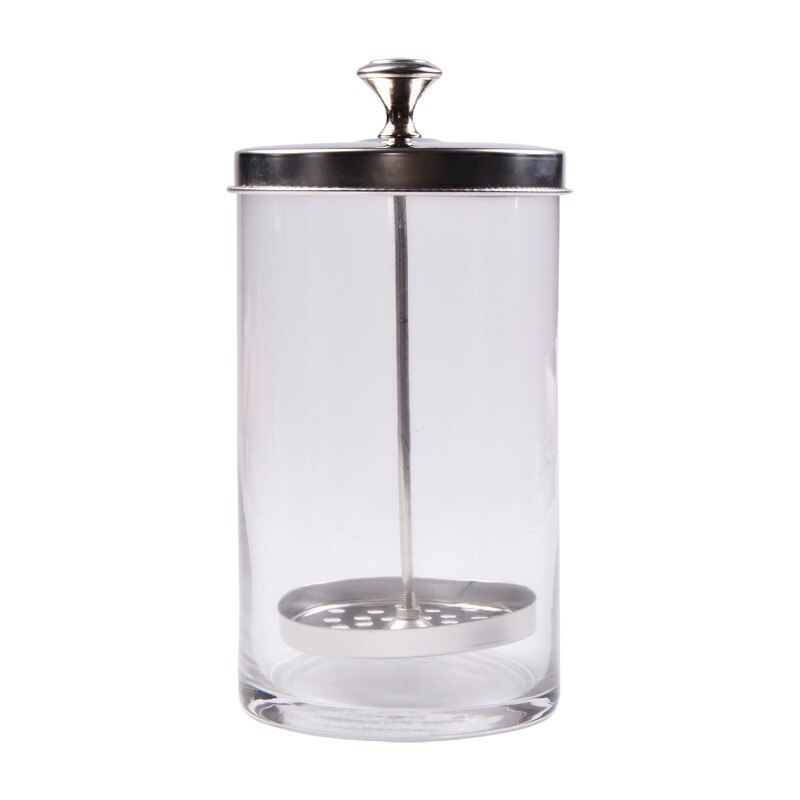 1Pcs Manicure Tools Disinfection Cup Salon Manicurist Sterilization Container Sanitizer Glass Nail Disinfection Cup 9 Inch: Small