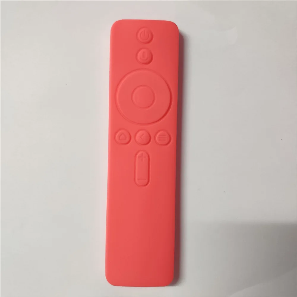 Jednokolorowe etui na pilota do Xiaomi 4A TV 4C MiBox Silikonowe, pyłoszczelne etui ochronne na pilota Mi 4 Voice Remote: SZARY