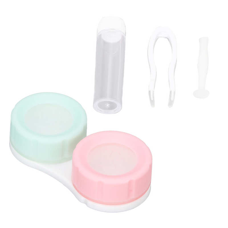Contact Lens Box Contact Lens Container Durable Outer Box Mini Double Box Lovely for Daily Use for Girls