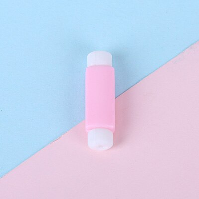 Kabel Protector Datalijn Kleuren Koord Protector Beschermhoes Lange Grootte Kabelhaspel Cover Voor Iphone Usb-oplaadkabel: Pink