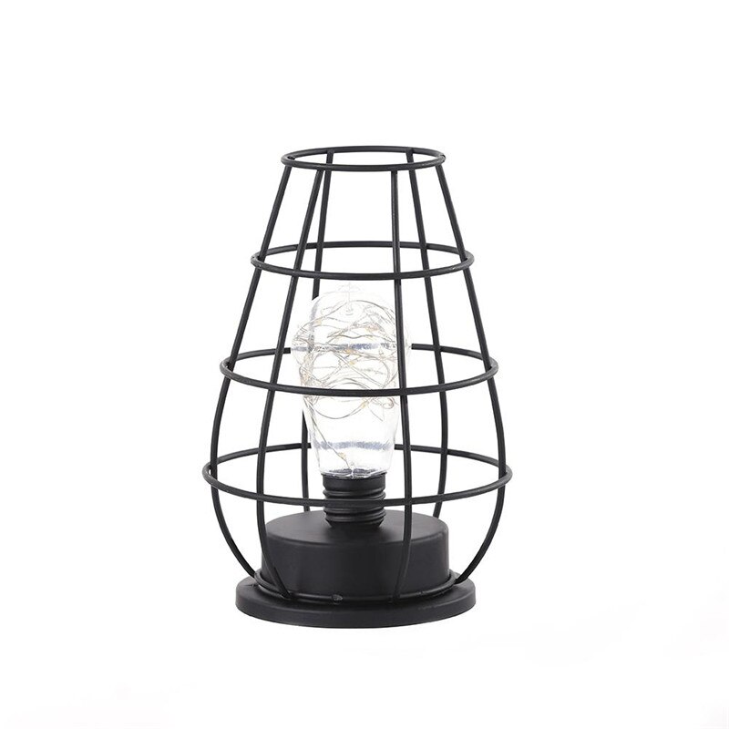 Art led bordlampe læselampe natlys soveværelse sengelampe skrivebordsbelysning stue retro klassisk jern boligindretning: 2