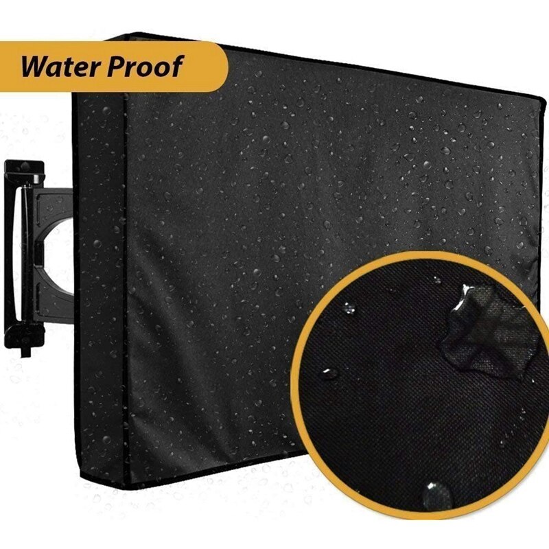 60-65 Inch Outdoor TV Cover with Bottom Cover Waterproof Dust-Proof Material Protect Television Outdoor TV Cover