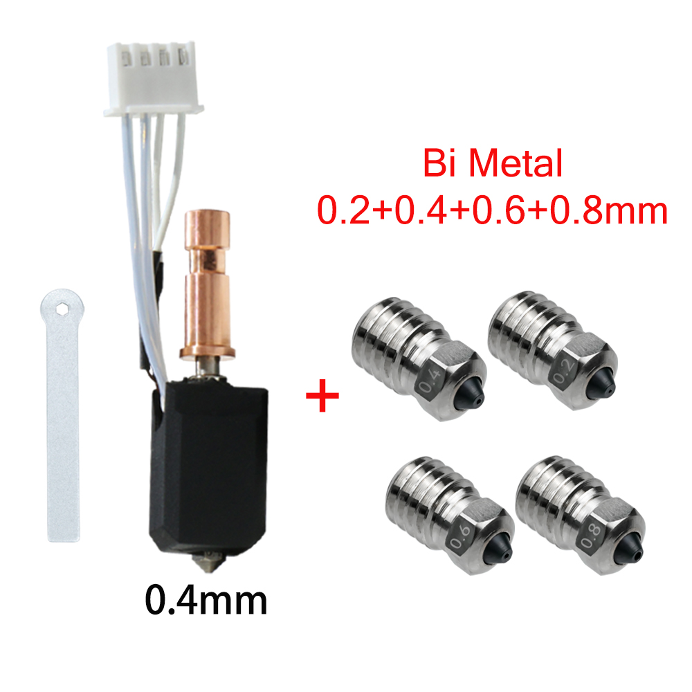 Für Anycubic Kobra S1 Hotend 200k Aktualisierung Keramik Heizdüse Kobra S1 Combo Hotend 24V 48W Schnelle Heizung Kobra S1 Zubehör