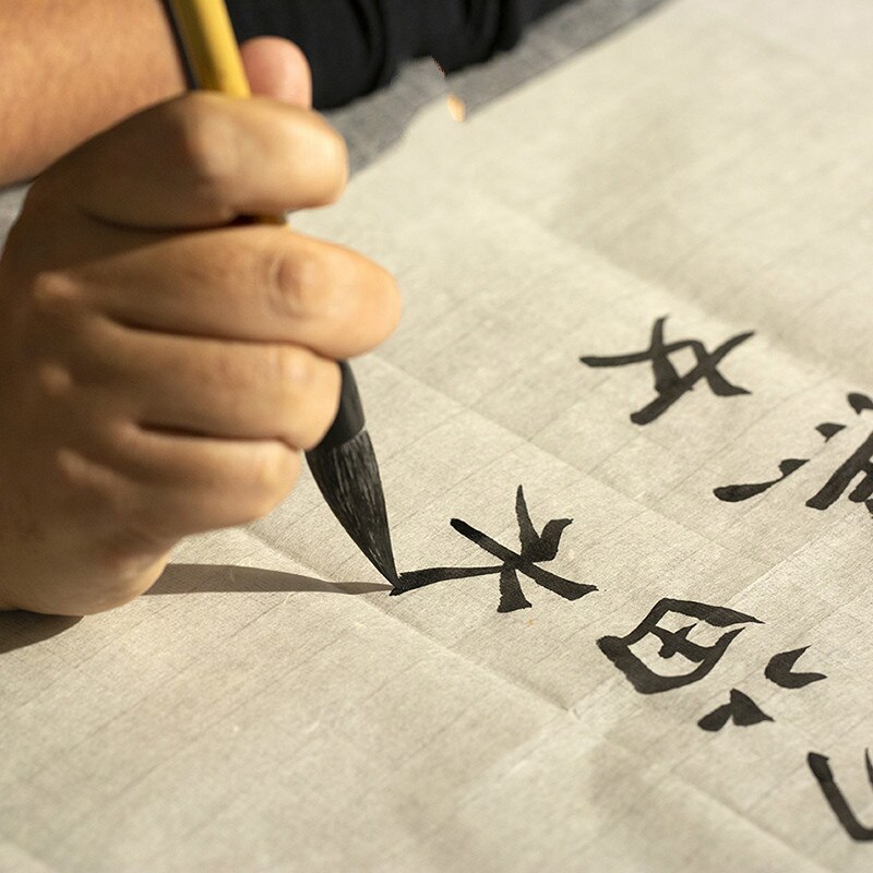 Meerdere Haar Chinese Schilderen Schrijven Borstel Voor Beginner Reguliere Script Praktijk Kalligrafie Handschrift Praktijk Craft Supply