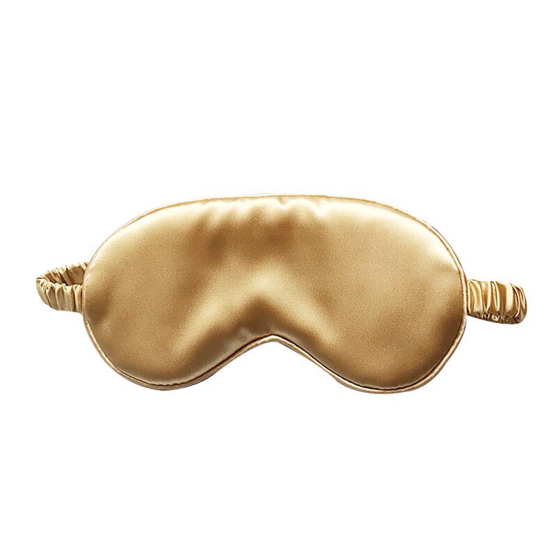 Máscara para dormir, máscara de olho de dormir 100% 3d, seda natural, máscara para os olhos, tampa macia e portátil, 20 peças venda dobrável: 20pcs gold