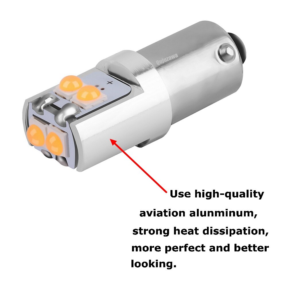 2 Pcs H21W 64136 Super Heldere Led Auto Backup Reverse Licht Mistachterlicht Richtingaanwijzers Auto Reading Dome Lampen rood Wit Amber