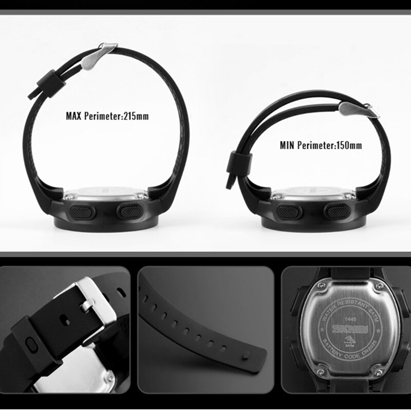 Women's Watches Waterproof LED Digital Ladies Sport Watch Women Multifunction Boy Girl Wristwatch Montre Femme SKMEI