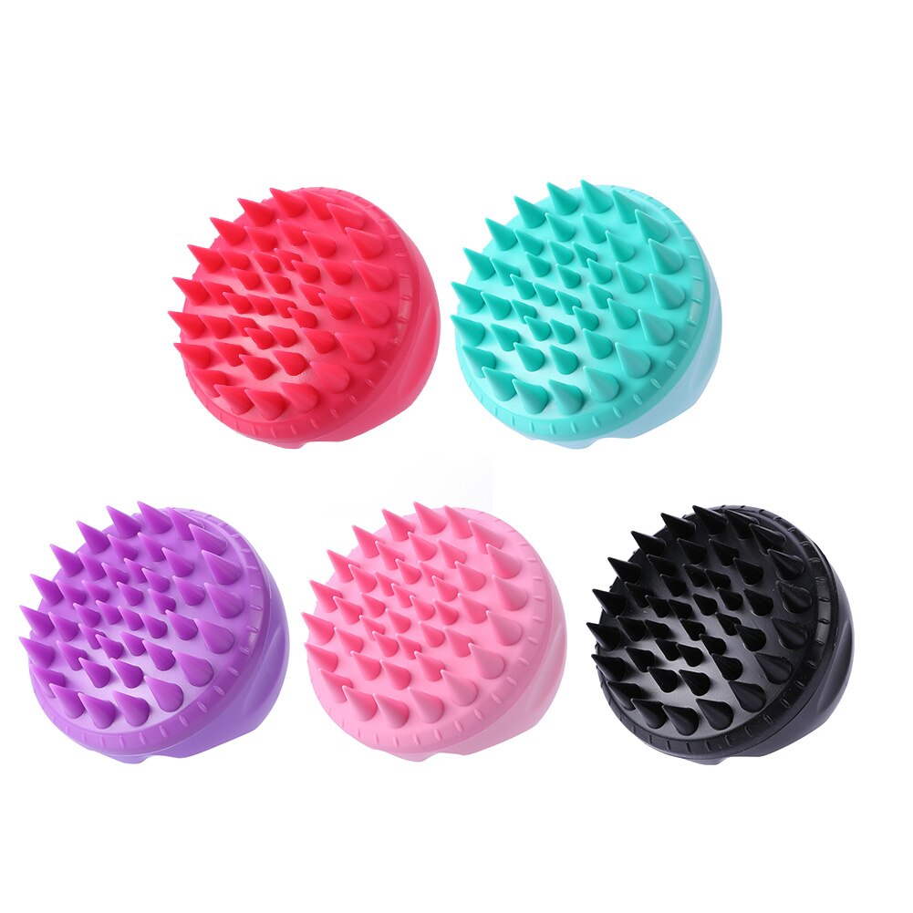 baby Shampoo Scalp Brush Pointed Hair Brush Shampoo Scalp Comb Head Hair Washing Cleaning Massager for kids#38