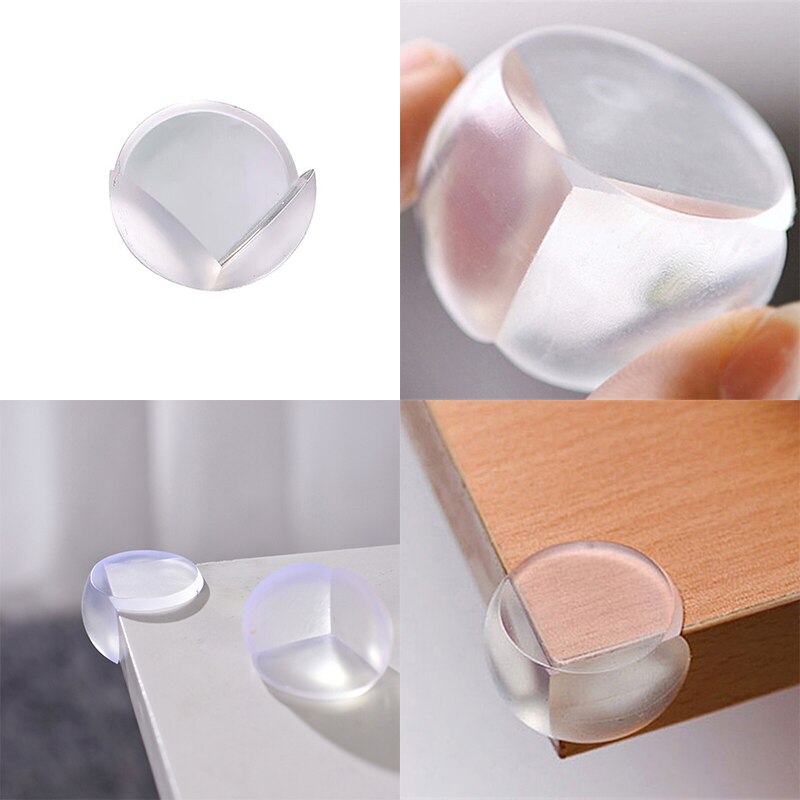 Protectores para las esquinas de las mesas de seguridad para bebés, 4/8/16 Uds., transparente, antiángulo de colisión, Protector de bordes, muebles de seguridad para niños, suave y elástico