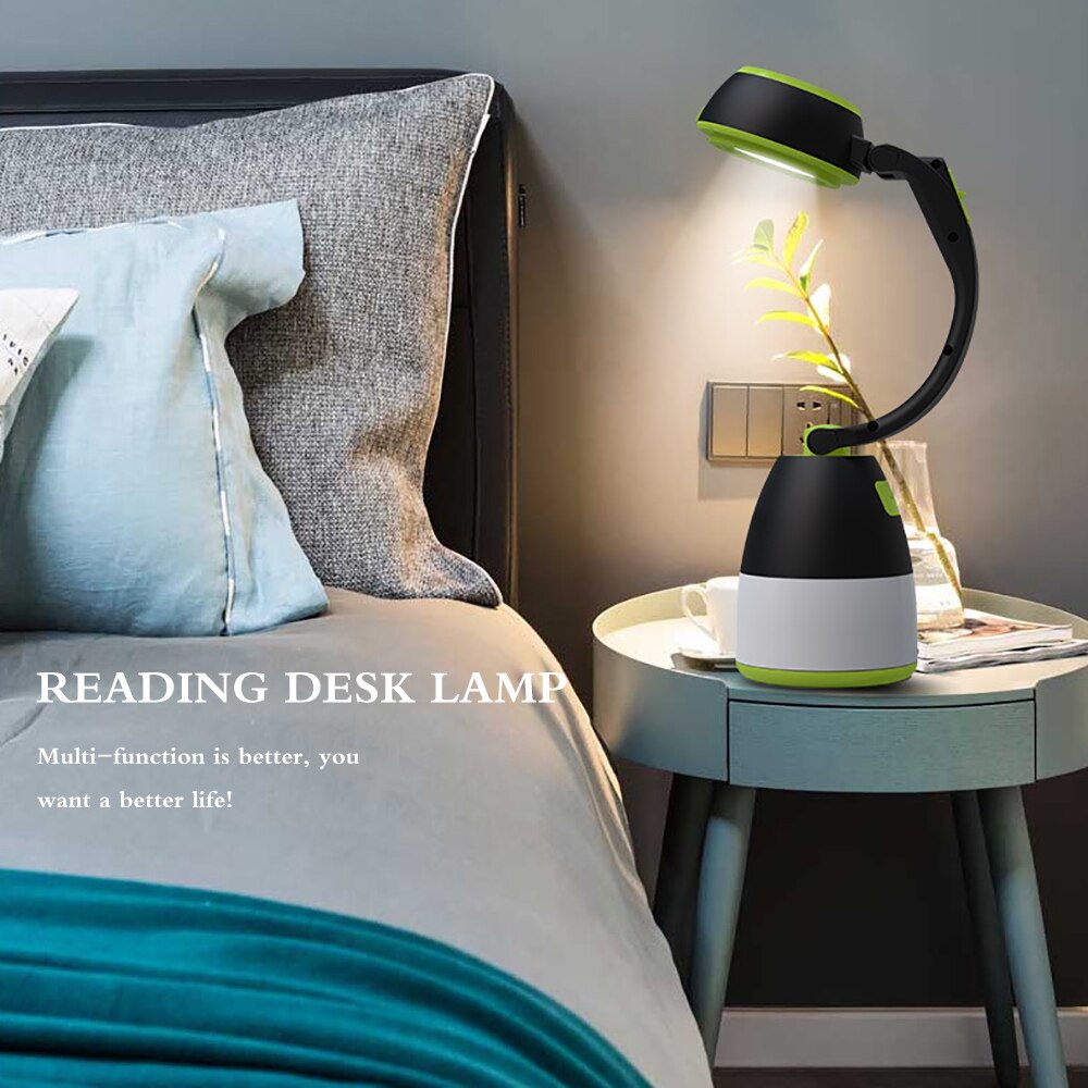 Linterna de Camping multifuncional, linterna LED recargable