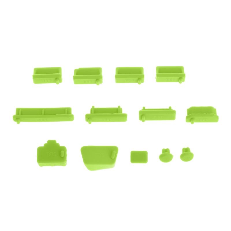 13PCS spine antipolvere porta dati in Silicone morbido Set di protezioni USB prese per Laptop coperchio antipolvere coperchio tappo Computer PC