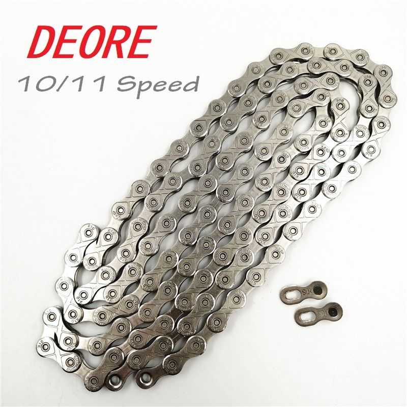 Deore X10 Fiets 10-11 Speed MTB Mountainbike Chain 116 Links 30/33 Speed Cassette Vrijloop Keten