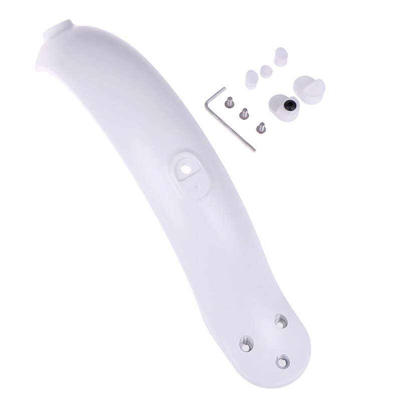 Rear Mudguard Electric Scooters Fender Guard Skateboard Fender Pro Parts Accessory For M365 Scooter White/Black: White