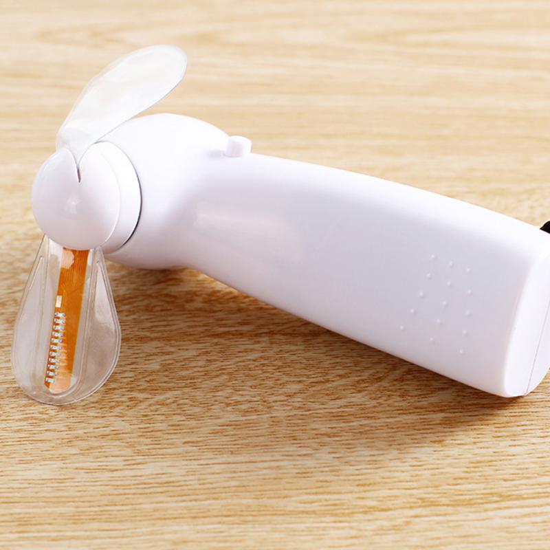 Mini USB Handheld Fan Gadgets Flashing I Love You LED Cooler Desktop Cooling Fan with Characters Messages