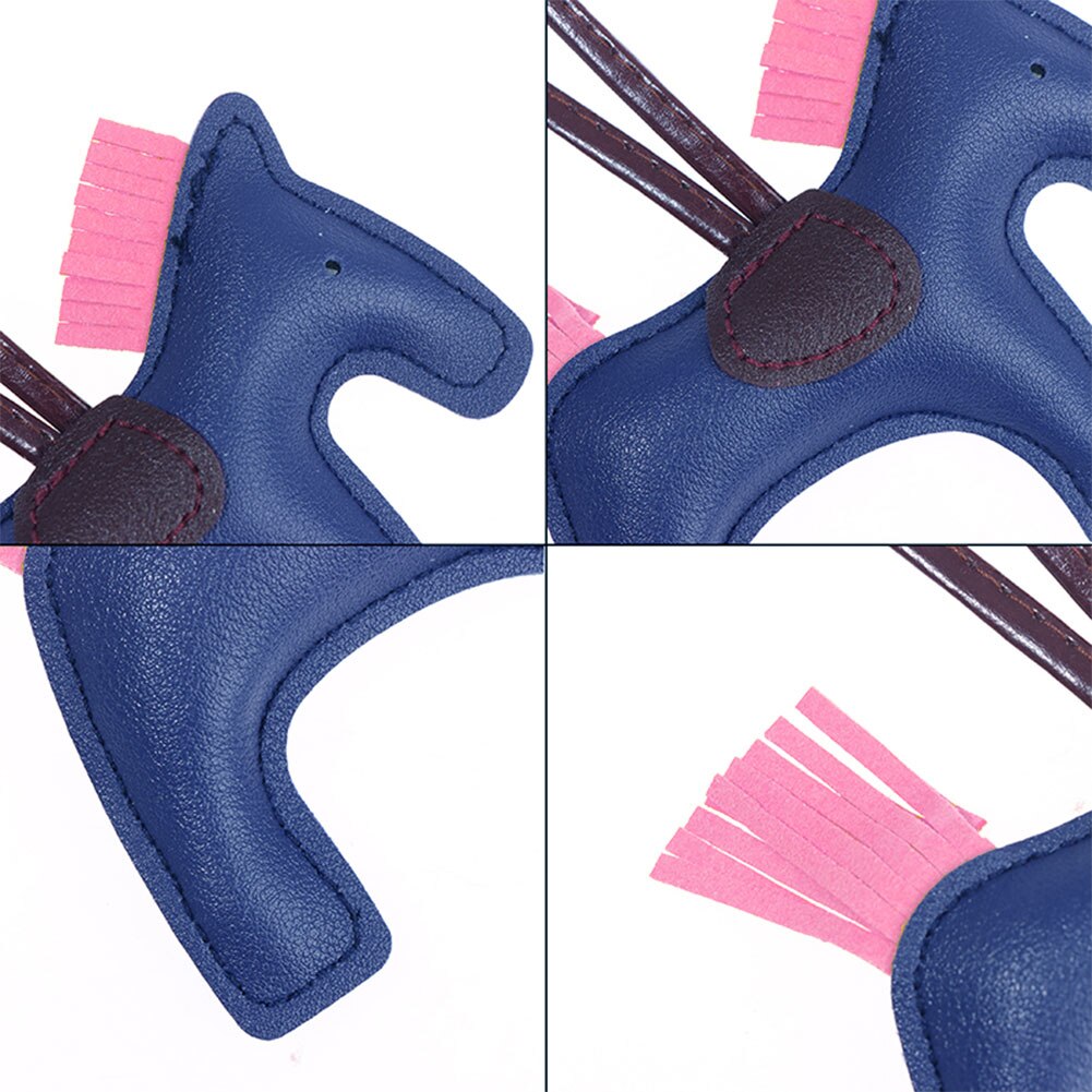 Stereo Cute Balloon Horse Keychain Key ring Cartoon Mobile Phone Bag Car Pendant Fun Keychain