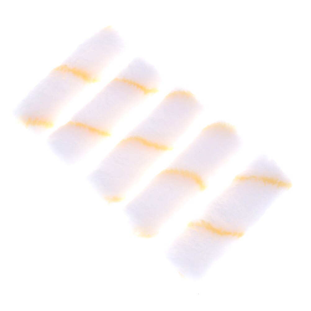 5Pcs 4" Paint Roller Covers Mini Paint Roller Edger Trim Roller Tool Set Household Tools