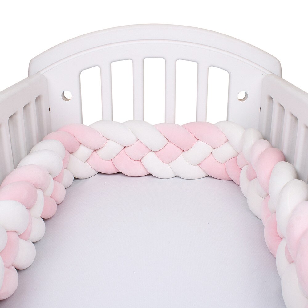 220CM nordisch Babybett flechten Stoßstange Art Zimmer Baby Bett umgeben Seite Beschützer freundlicher Schlafzimmer Dekoration Tour De zündete bebe Tresse: 15-220CM