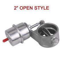 2'' 51mm Exhaust Control Valve Vacuum Actuator Closed Style Cutout Downpipe