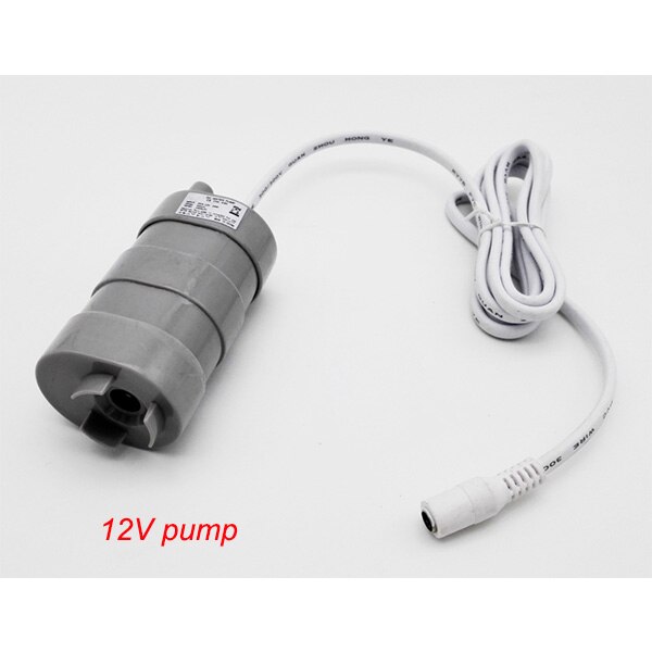 Dc liten slitstark vattenpump vertikal korrosionsskyddande liten dränkbar vattenpump 12v 1000l/ h: Endast 12v pumpar