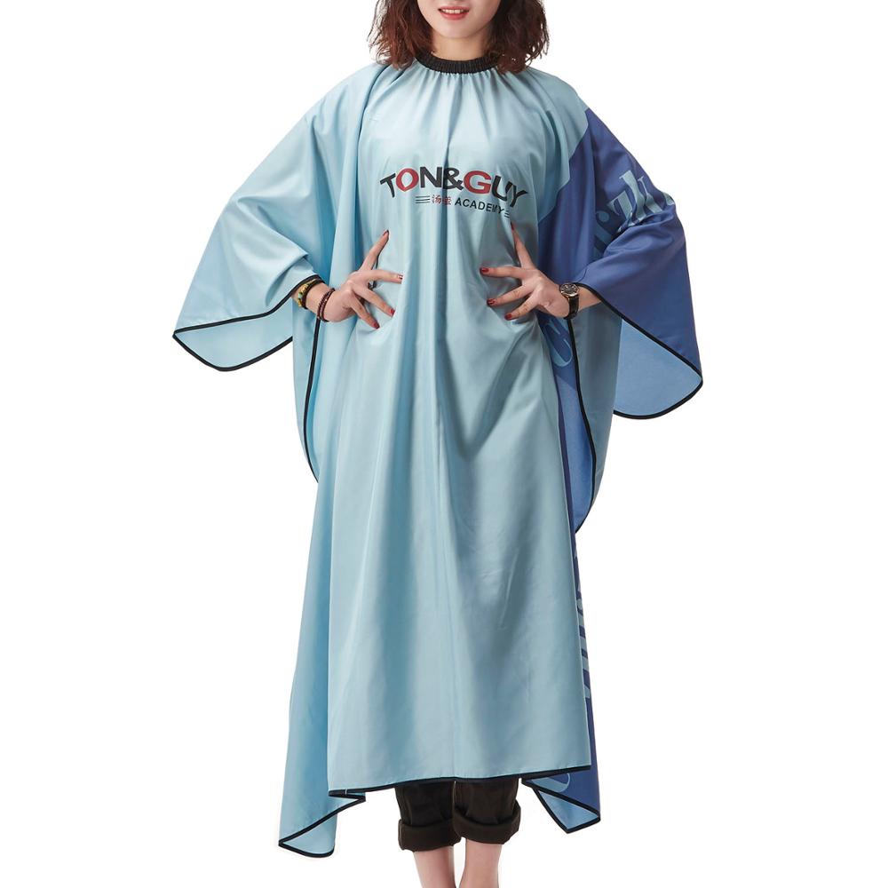 Salon Hair Styling Cape,Adult Hair Cutting Coloring Styling Cape Hairdresser Wai Cloth Barber Double Color Capes: blue