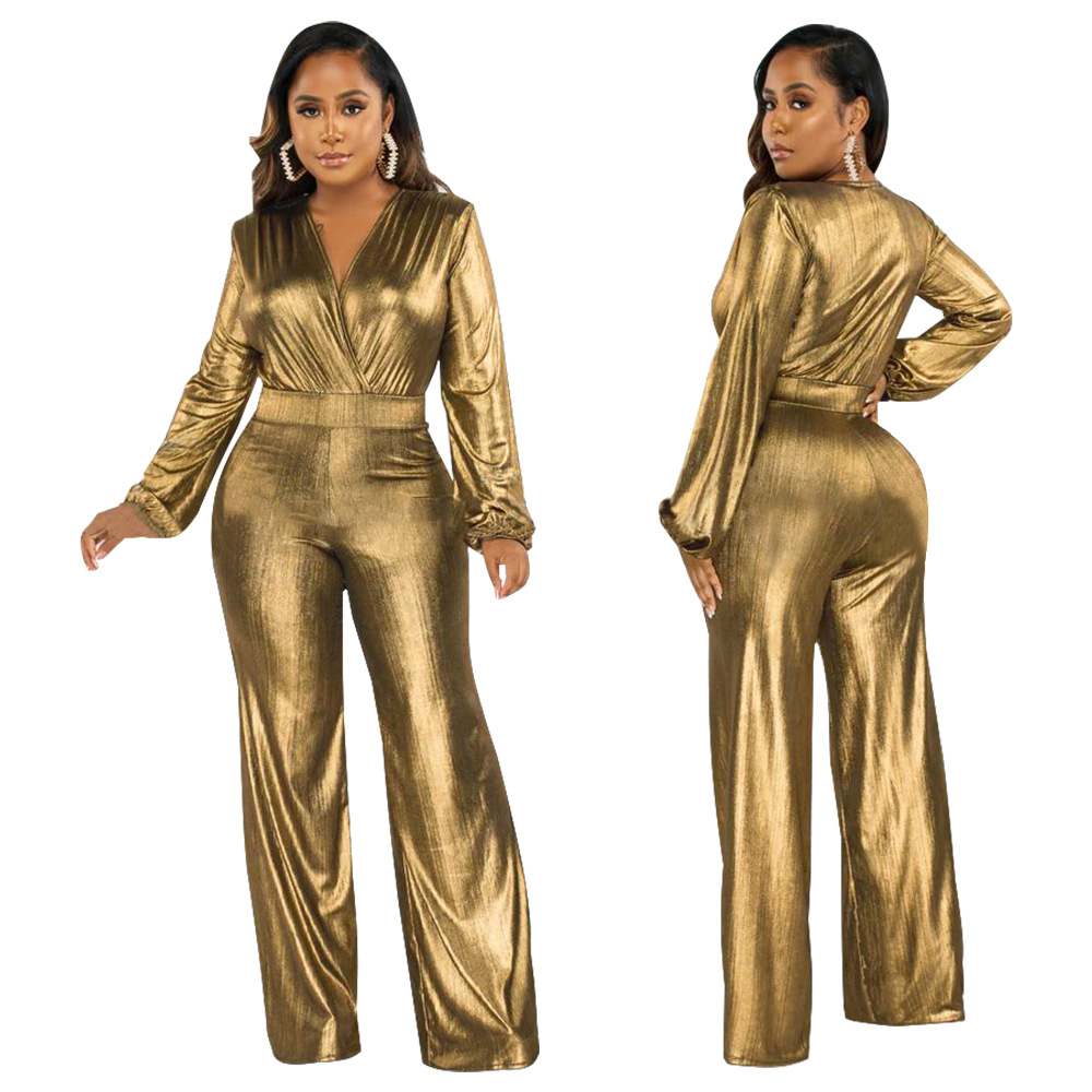 Jumpsuit kvinder efterårstøj kvinder klubtøj fødselsdagstøj kvindelige overalls one piece outfit efterårstøj