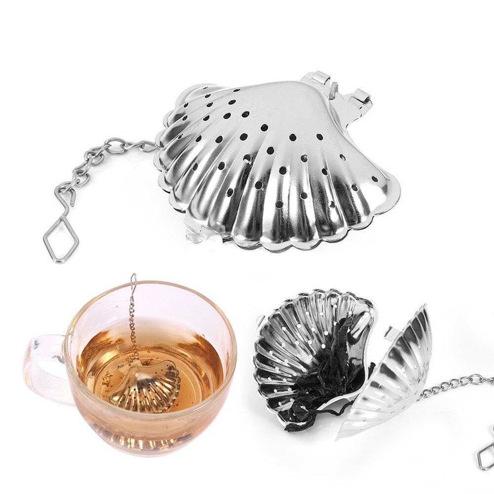 Rostfritt stål lös te infusionsblad sil ört krydda filter diffusor