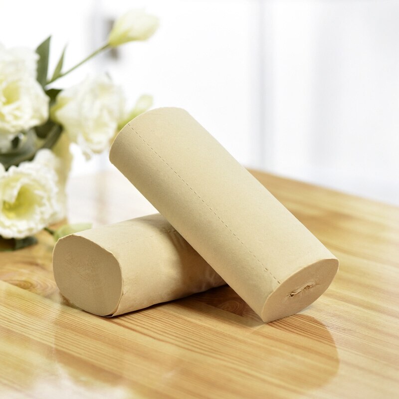 Wood Pulp Soft Household Toilet Paper Towels Household Products Bathroom Paper
