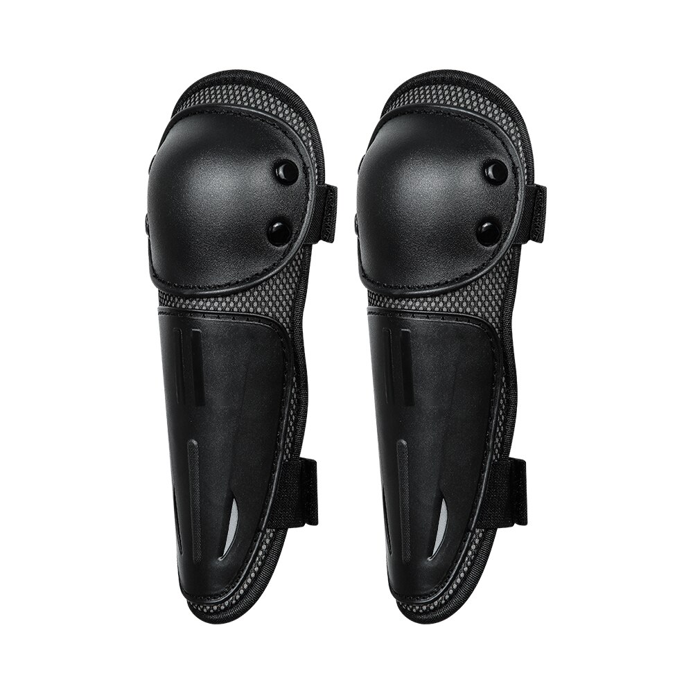 Wosawe Kinderen Kniebeschermers Abs Materiaal Sport Skate Bike Motrorcycle Kniebeschermers Elbowpads Voor Kids 4-14 Jarigen: Elbowpads Black