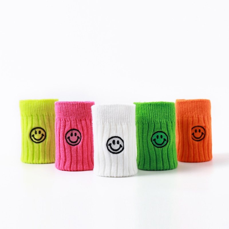 Chaussettes montantes en coton pour enfants et adolescents, bas bon marché, à la , pour filles et garçons