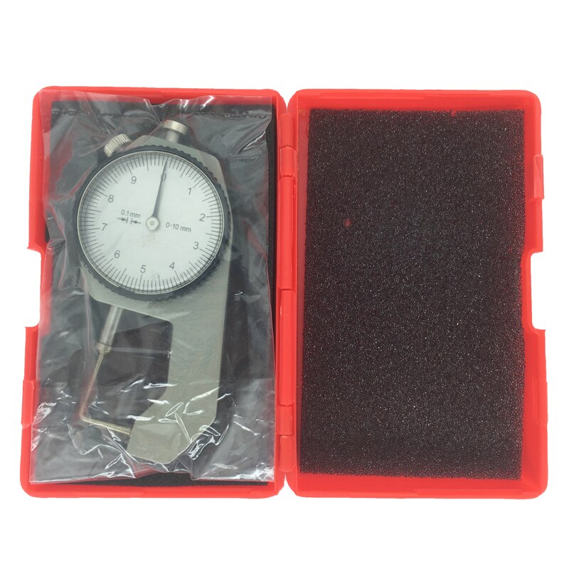 Jauges d'épaisseur de cadran 0-10mm/20mm 0.1mm testeur de largeur de papier en alliage d'aluminium