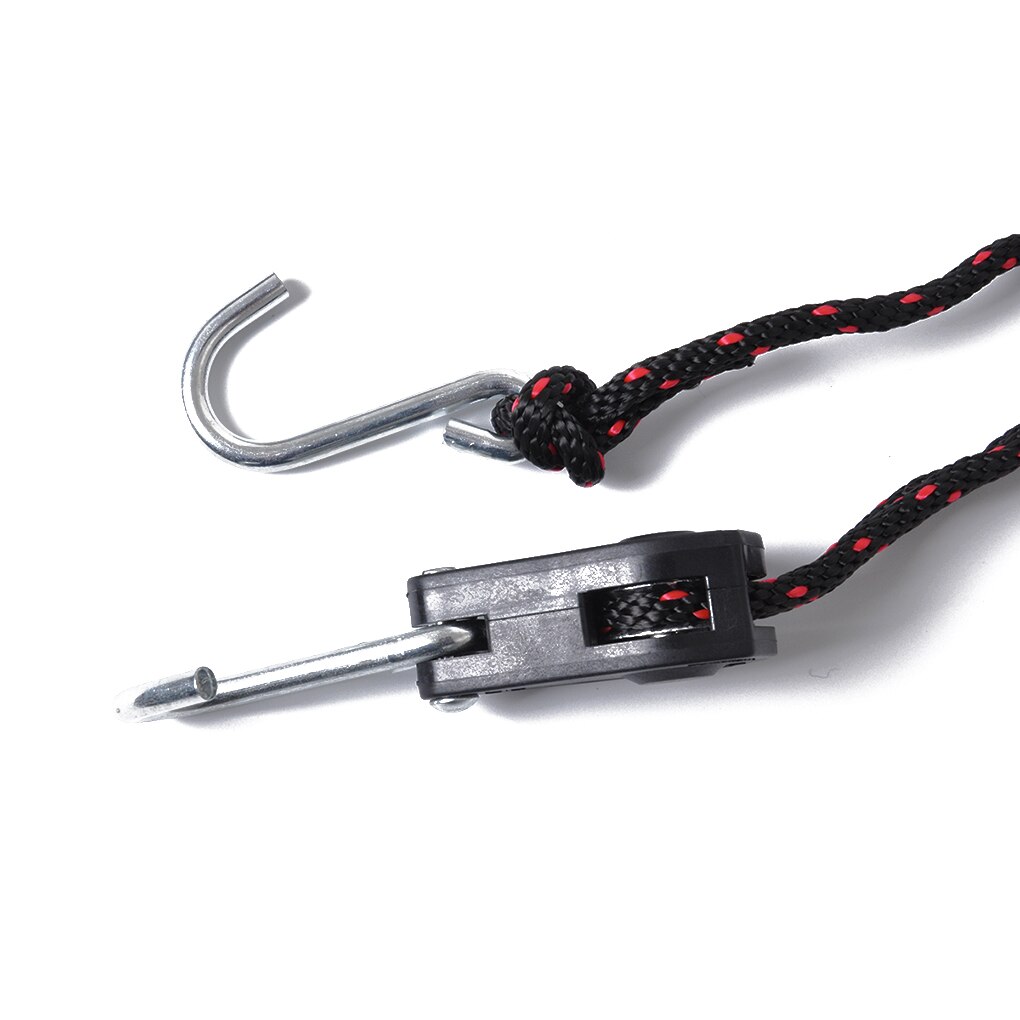 Kajak boot boeg touw achtersteven gevlochten nylon spanbanden roestvrij staal verstelbare hanger veiligheidslijn 2.5 meter