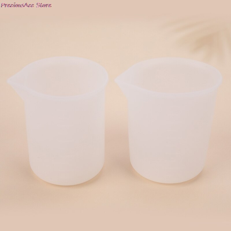 12 pçs silicone mistura copos de medição resina uv molde diy fundição jóias kit ferramenta