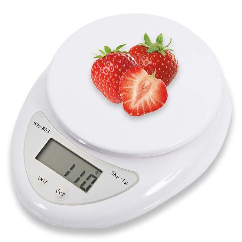 5kg / 1g Portable Digital Scale LED Electronic Scale Food Measurement Weight Battery Powered Measurement Weight Kitchen Gadget