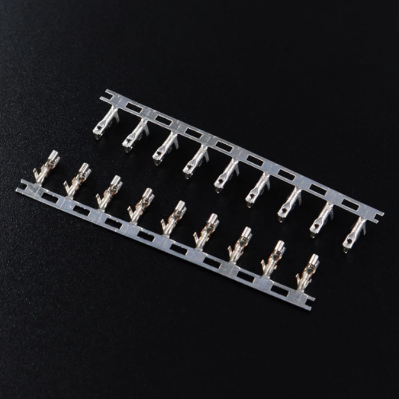 100pcs/Lot PH2.0 Male Terminal Plug Connectors Wire Cable Housing Male Crimp Pins PH-R Mating Terminals: Dark Grey