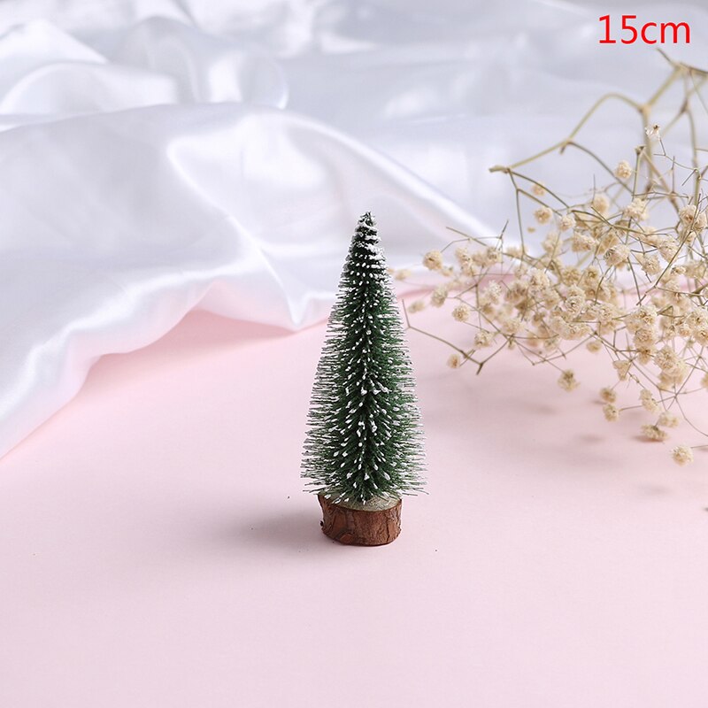 Hermosa mesa árbol de Navidad decoración Festival miniatura Navidad Pino árbol pequeño árbol de Navidad: S
