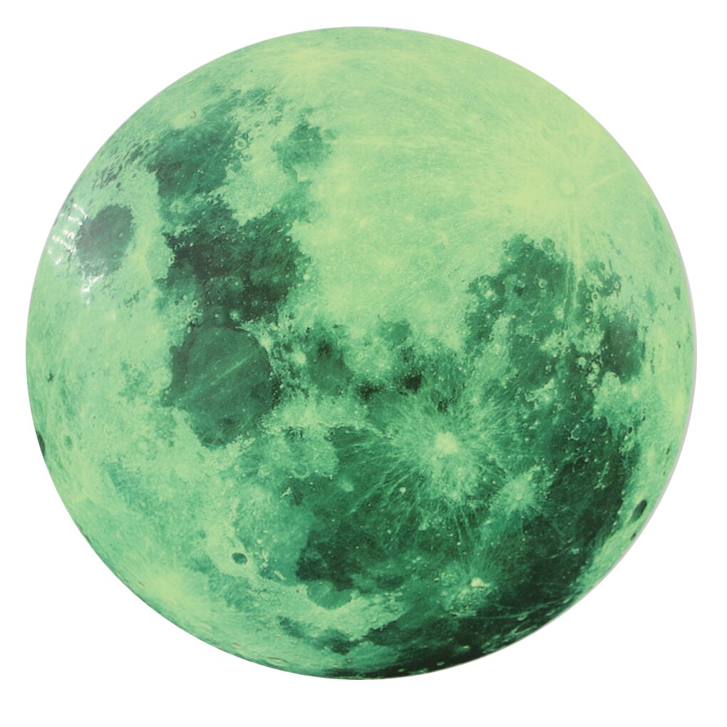 20cm Luminous Moon Star 3D Wall Sticker For Kids Room Living Room Bedroom Decoration Home Decals Glow In The Dark Wall Stickers
