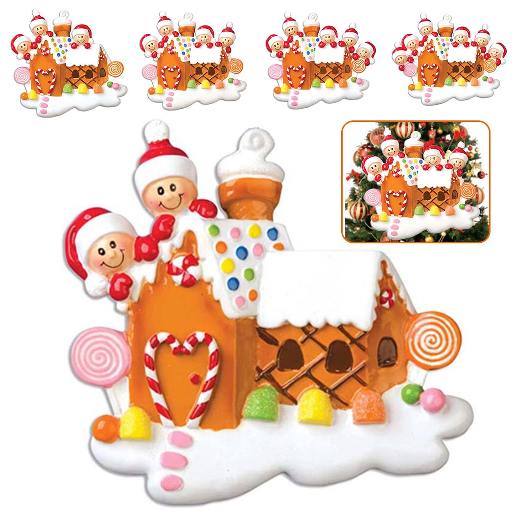 DIY Name Blessing Christmas Tree Ornament Family Xmas Lockdown Decoration