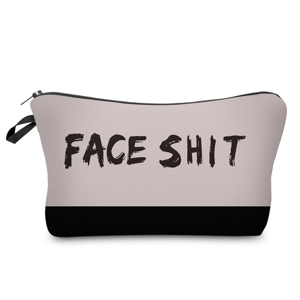 BBL "IK Mijn Wimpers" Brief Gedrukt Make-Up Tas Organizer voor Vrouwen Mode Koele Cosmetische Zakken Opslag Toilettas tas Neceser: 51300